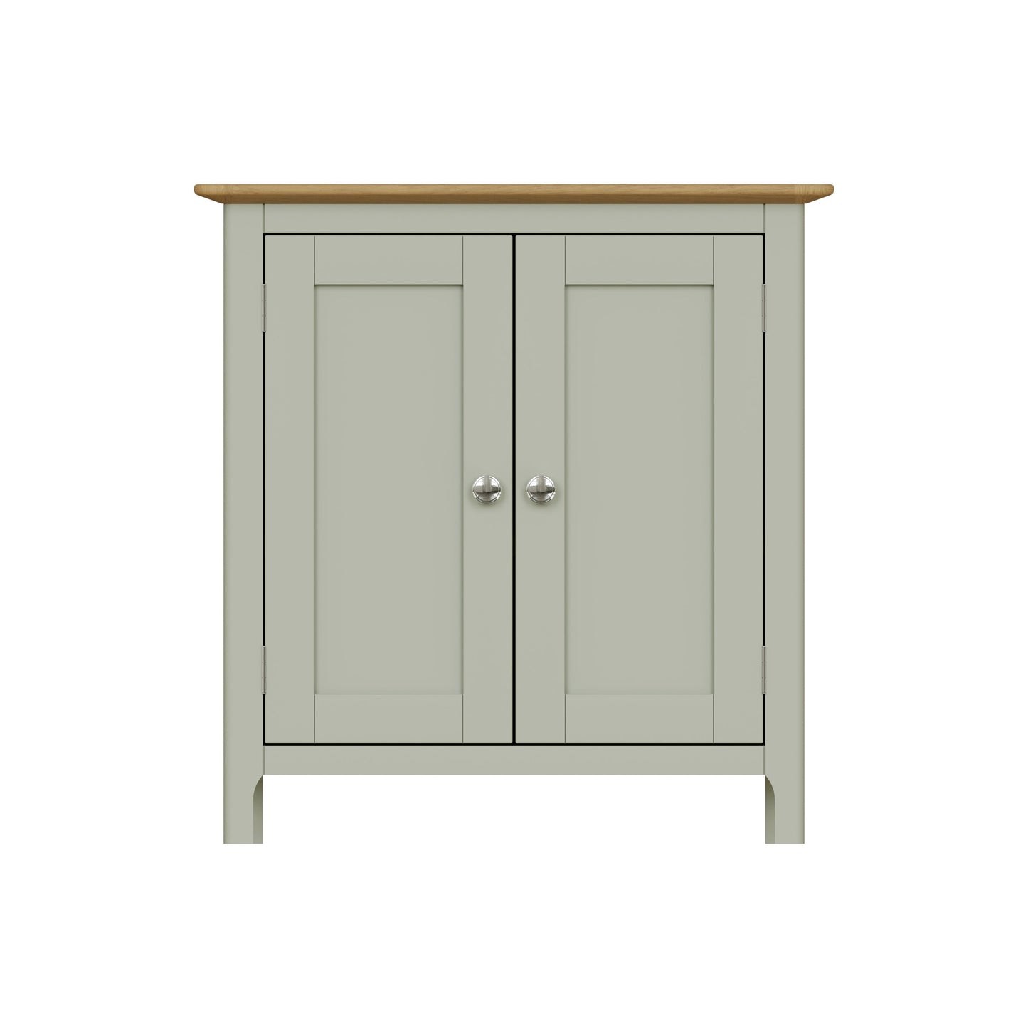 Taberno Oak 2 Door Sideboard – Sage Green Compact Storage Cabinet