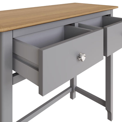 Taberno 2 Drawer Dressing Table – Dove Grey
