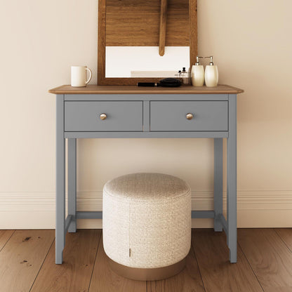 Taberno 2 Drawer Dressing Table – Dove Grey