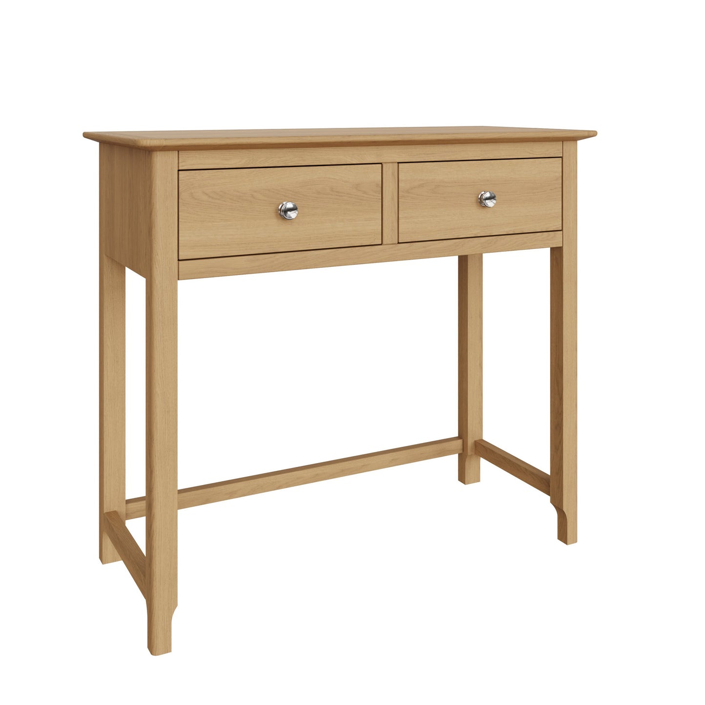 Taberno 2 Drawer Dressing Table in Natural Oak