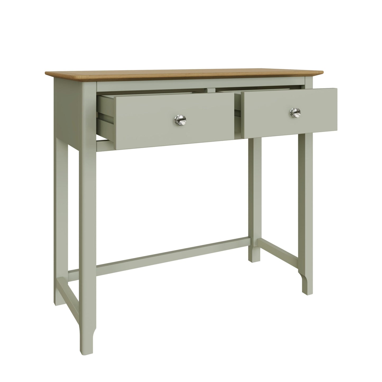 Taberno 2 Drawer Dressing Table – Sage Green