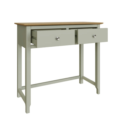 Taberno 2 Drawer Dressing Table – Sage Green