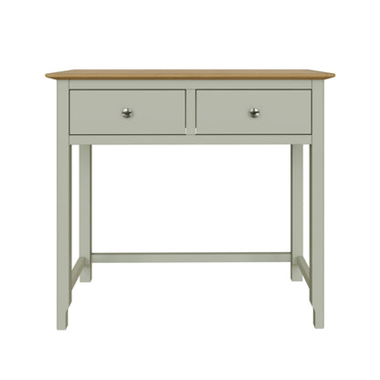 Taberno 2 Drawer Dressing Table – Sage Green