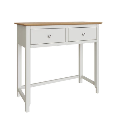 Taberno 2 Drawer Dressing Table in Linen White