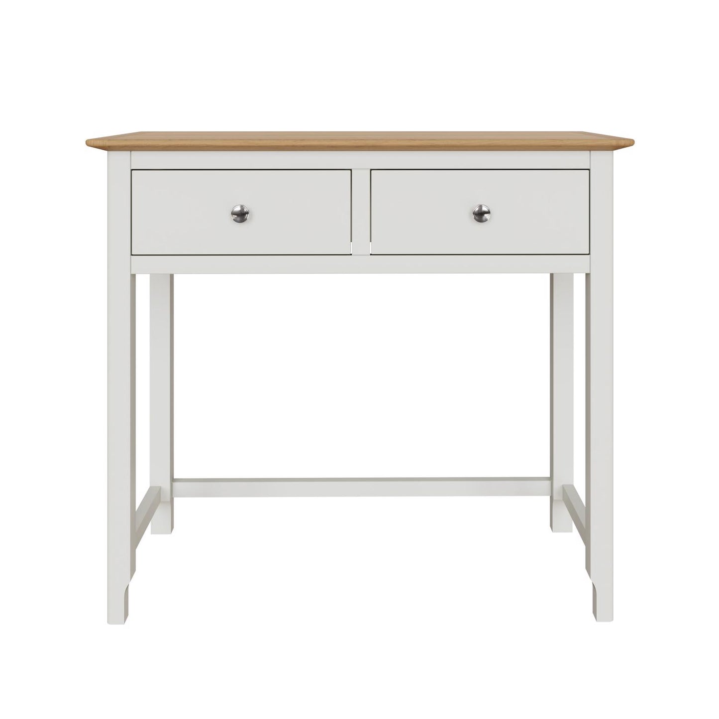 Taberno 2 Drawer Dressing Table in Linen White