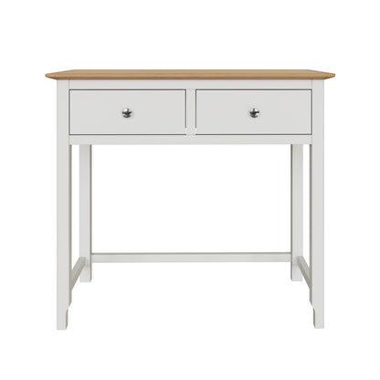 Taberno 2 Drawer Dressing Table in Linen White