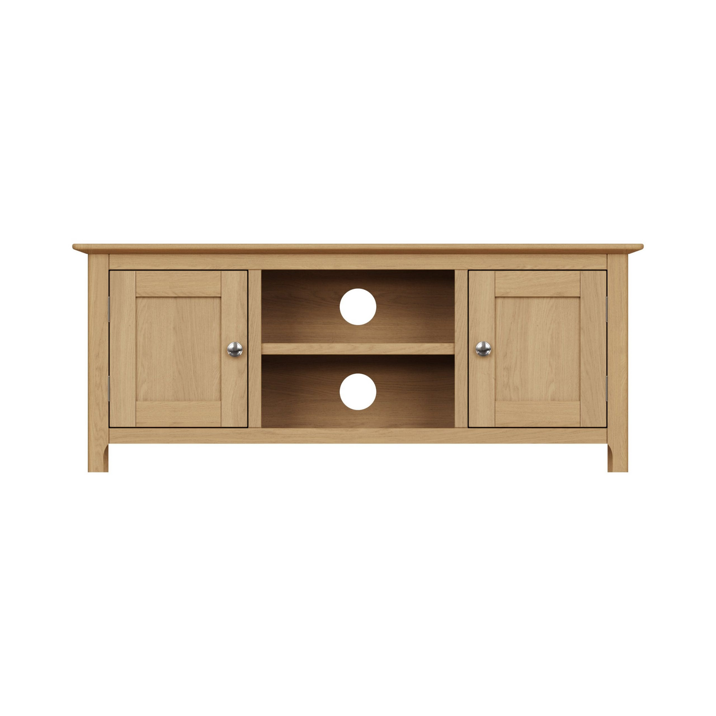 Taberno Oak 2 Door TV Unit in Natural Oak