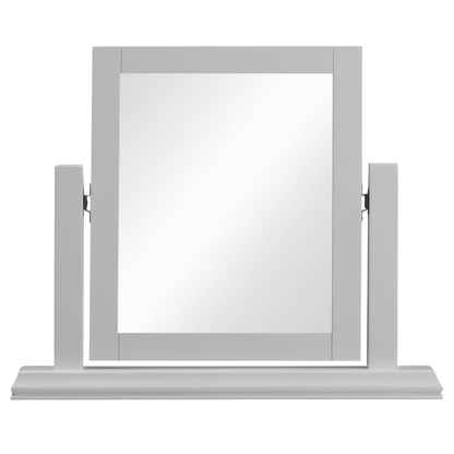 Bordeaux Dressing Table Mirror Pebble Grey Elegant Wall Mirror