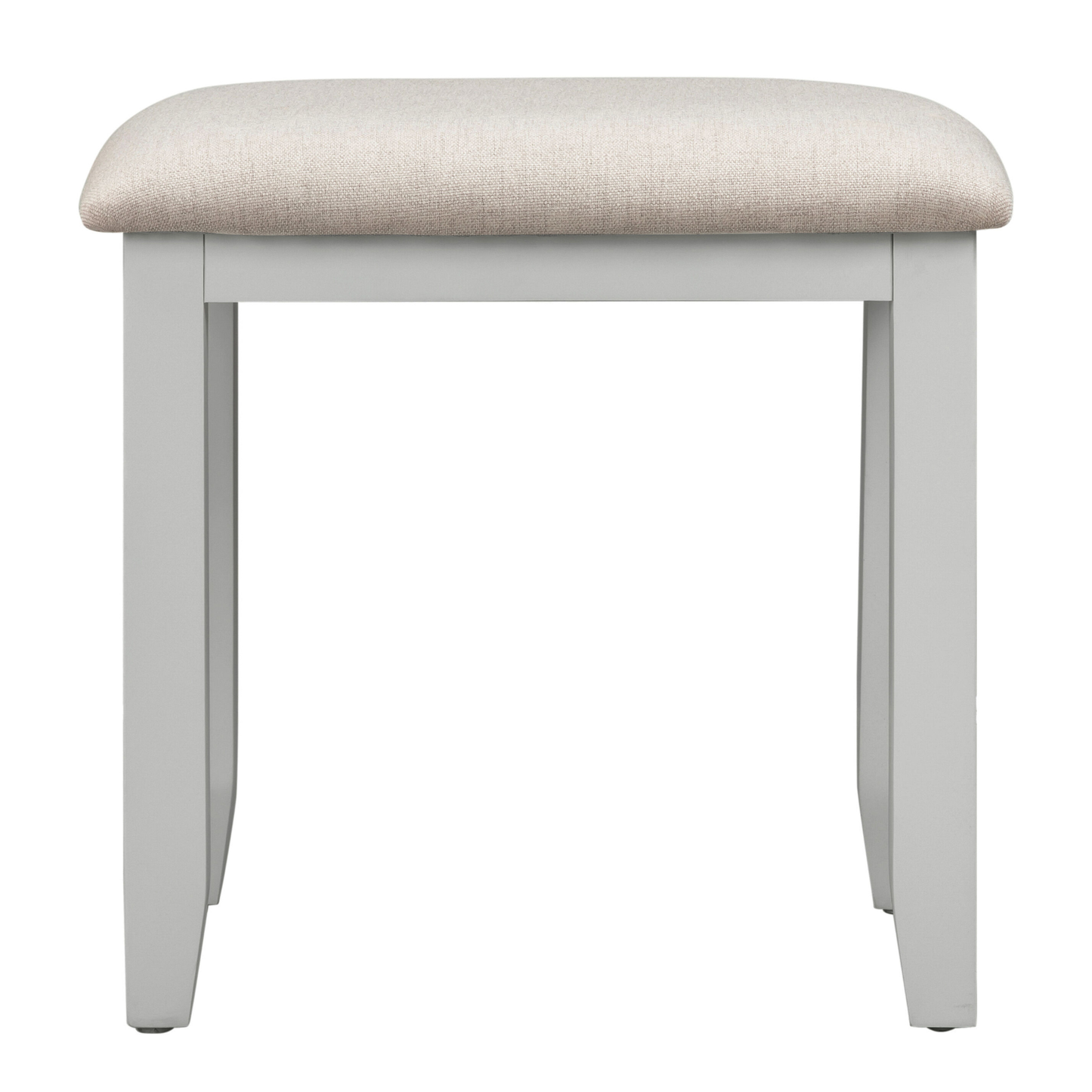 Bordeaux Dressing Table Stool Ivory Oat Fabric Stylish Seat