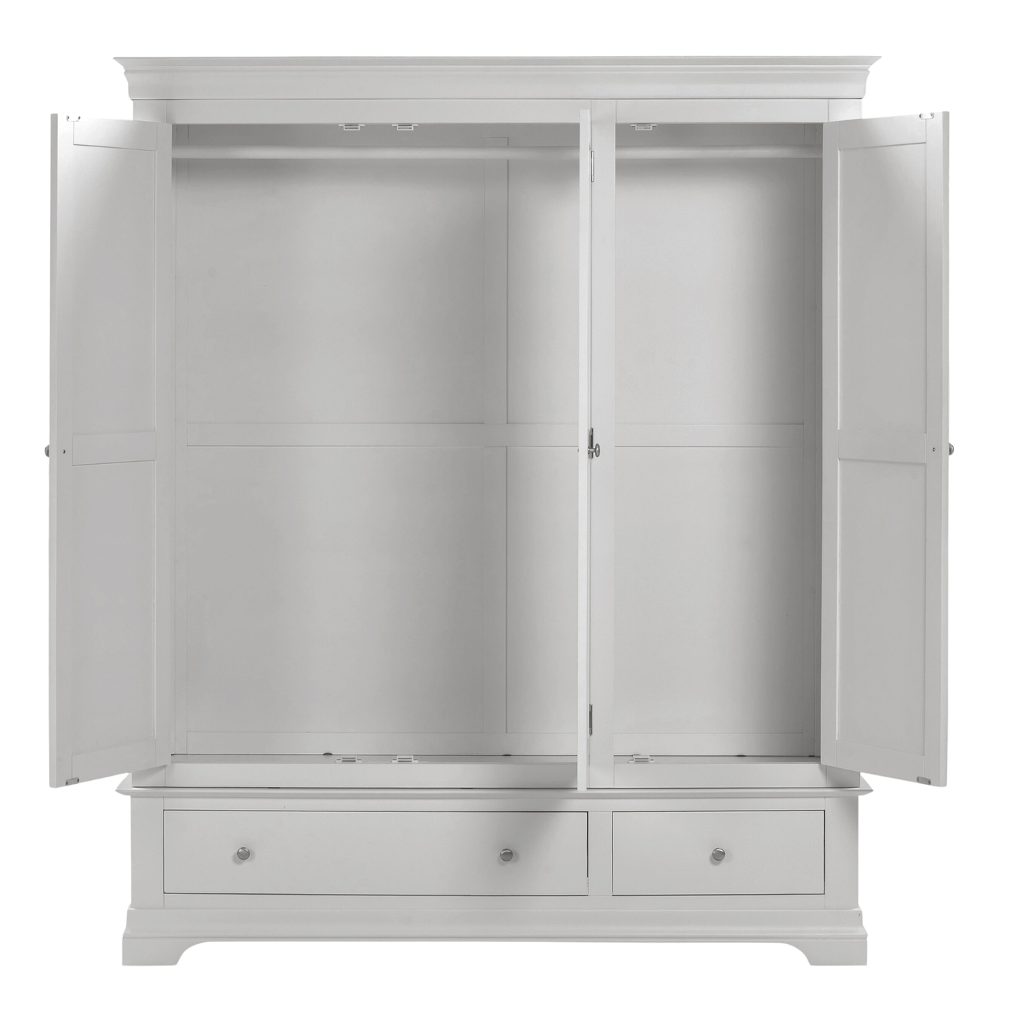 Bordeaux 3 Door Wardrobe Pebble Grey Modern Storage Solution