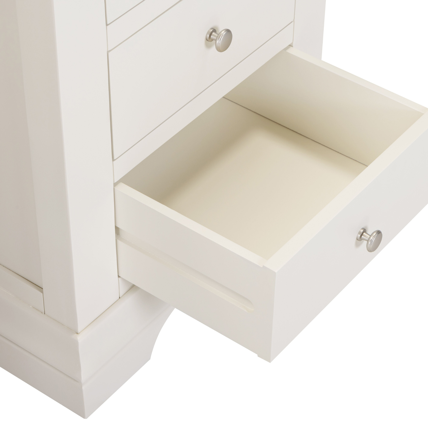 Bordeaux 3 Drawer Dressing Table Ivory Vanity Desk