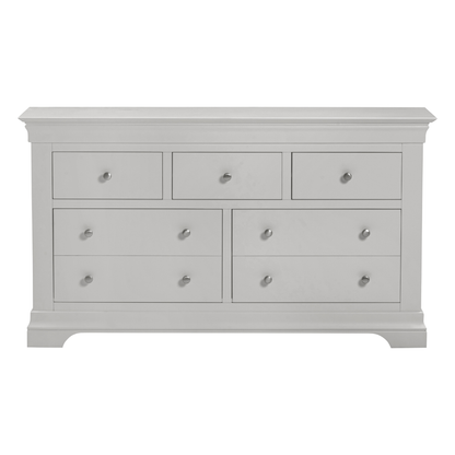 Bordeaux 3+2 Drawer Chest Pebble Grey Modern Storage