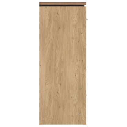Charles 3+2 Drawer Chest Oak Effect Veneer Storage Unit