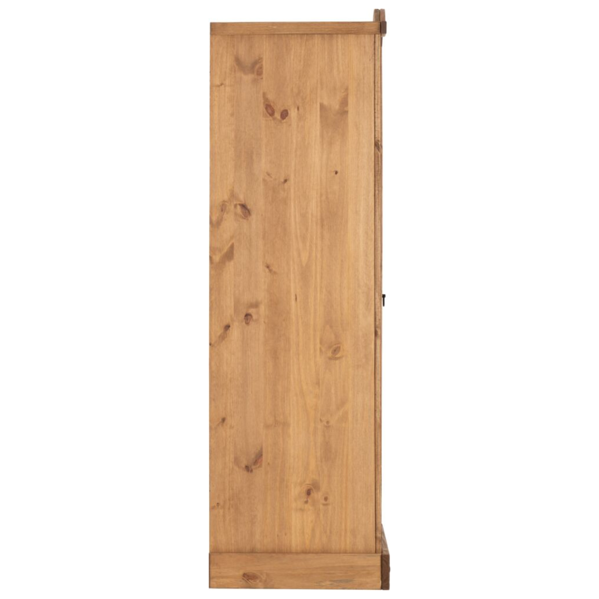 Corona 1 Door Wardrobe Distressed Waxed Pine with Shelf