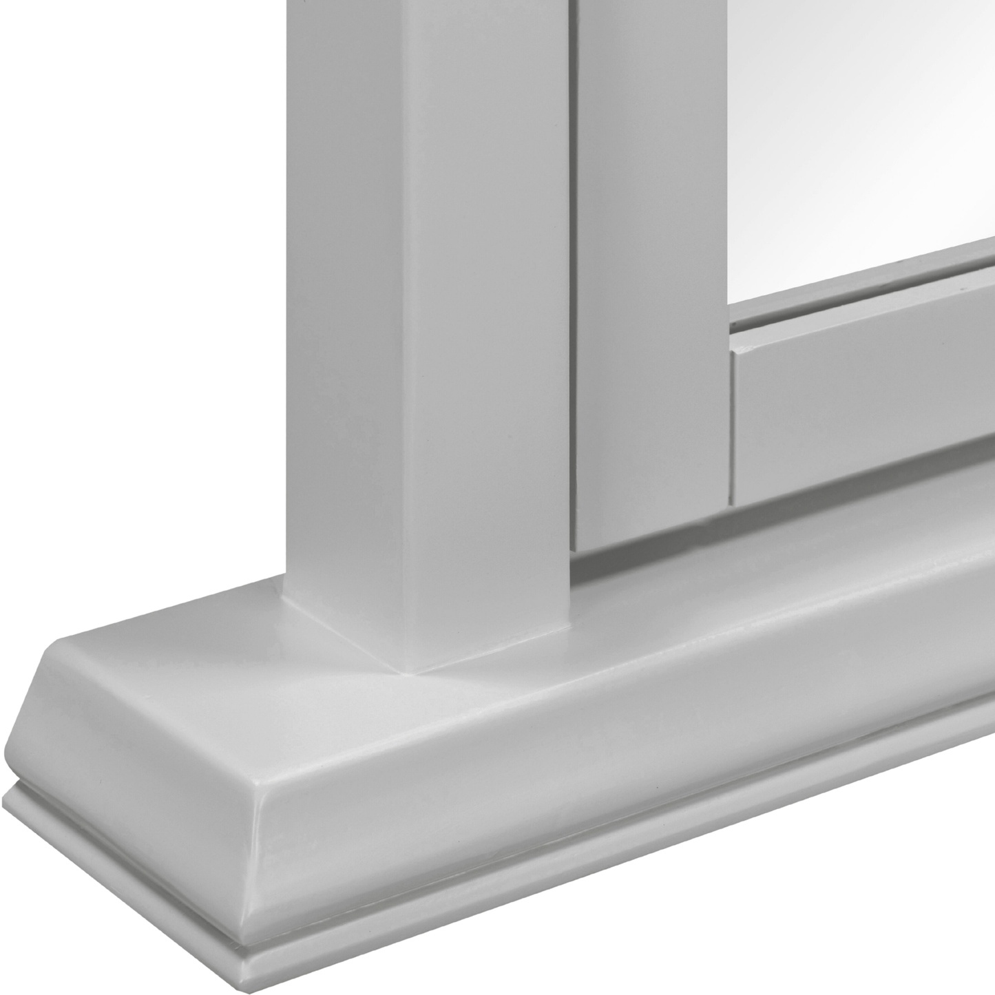 Bordeaux Dressing Table Mirror Pebble Grey Elegant Wall Mirror