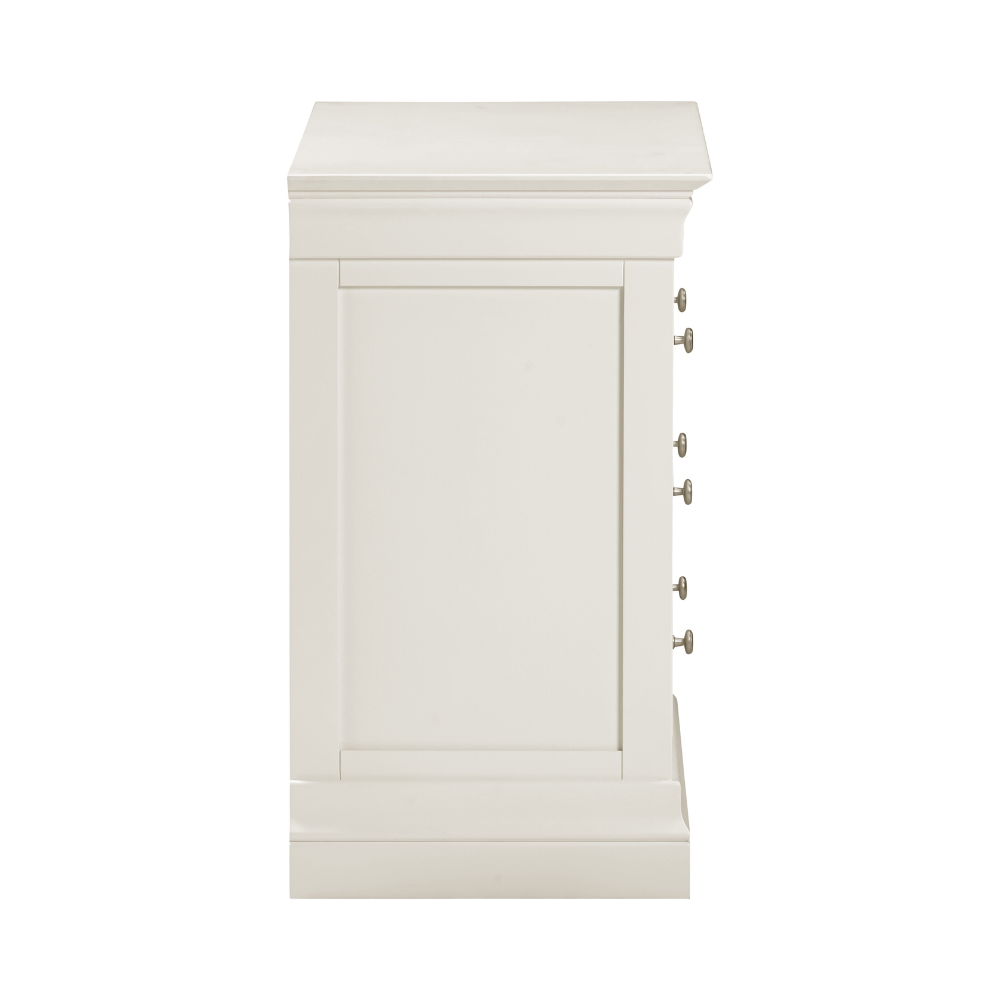 Bordeaux 3 Drawer Chest – Ivory Storage Solution
