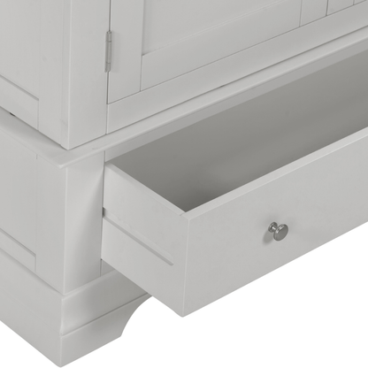 Bordeaux 3 Door Wardrobe Pebble Grey Modern Storage Solution