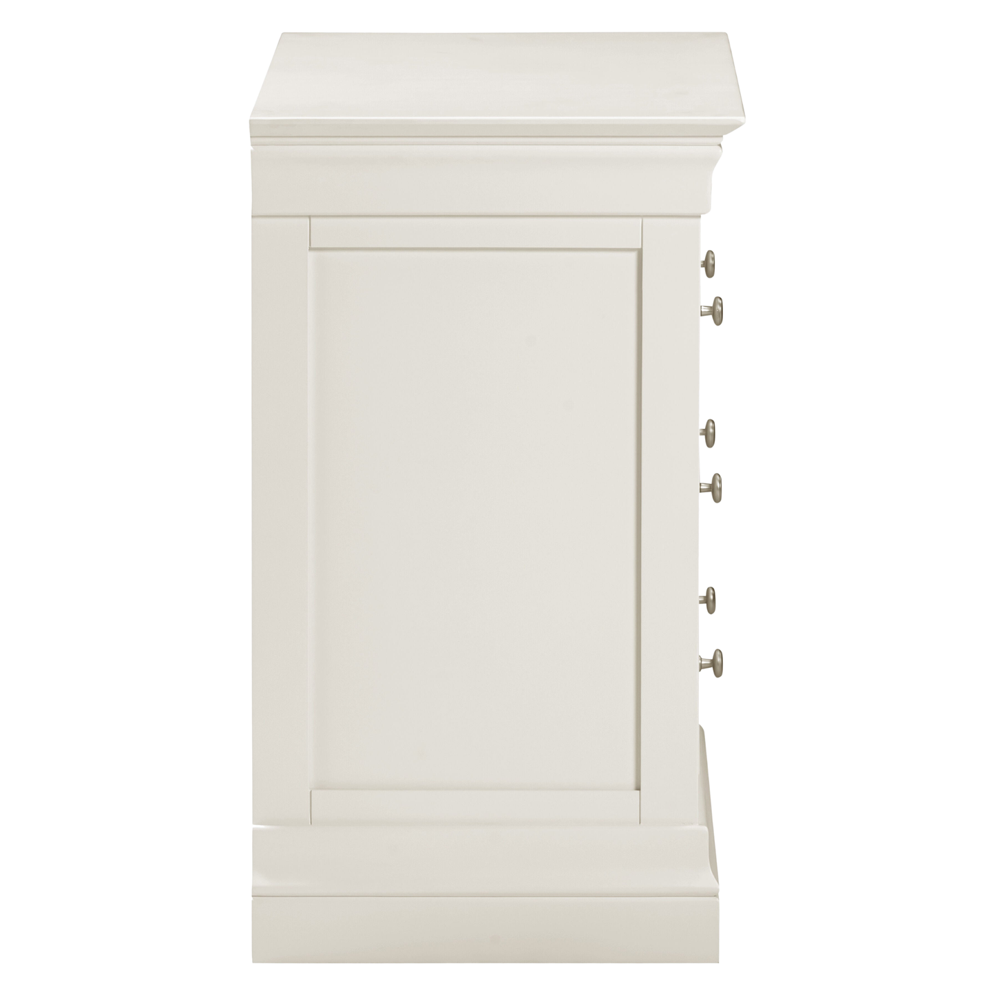 Bordeaux 3 Drawer Chest Ivory Storage Unit