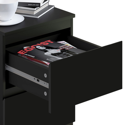 FWStyle Stora 4-Drawer Chest – Matt Black