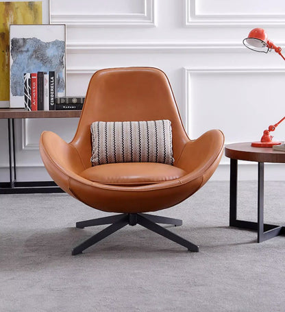Snail Armchair, With Small Bubbles On The Leather, For Display