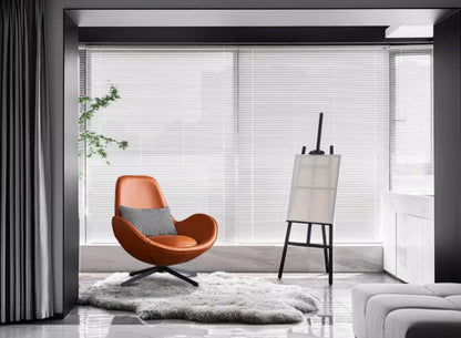Snail Armchair, With Small Bubbles On The Leather, For Display