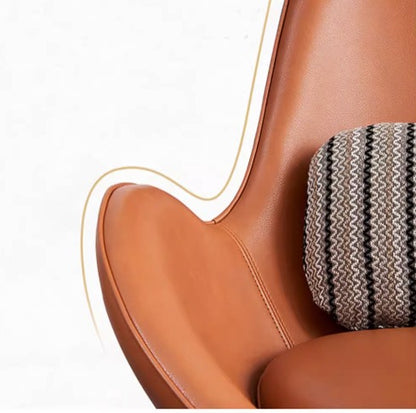 Snail Armchair, With Small Bubbles On The Leather, For Display