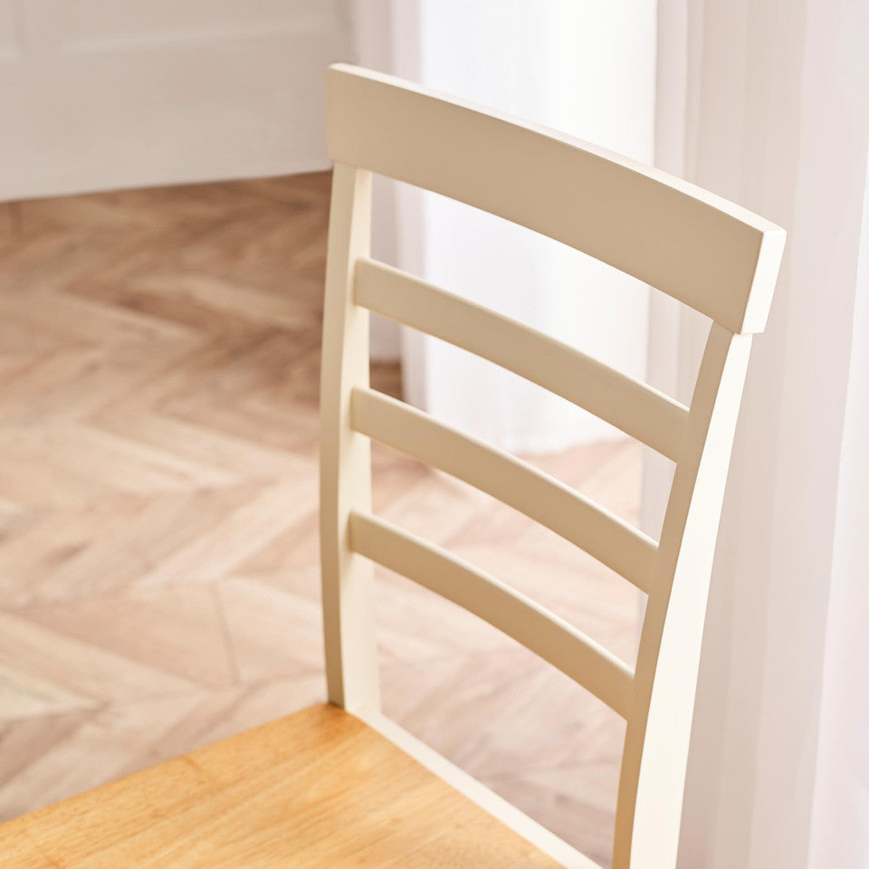 Salcombe Extending Rectangular Wooden Table with 4 Whitby Chairs & 1 Large Bench