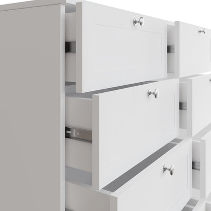Artus 3-Piece Bedroom Furniture Set – Matt White