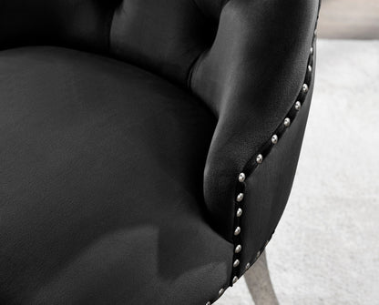 Novara 100Cm Silver & 4 Velvet Belgravia Chairs
