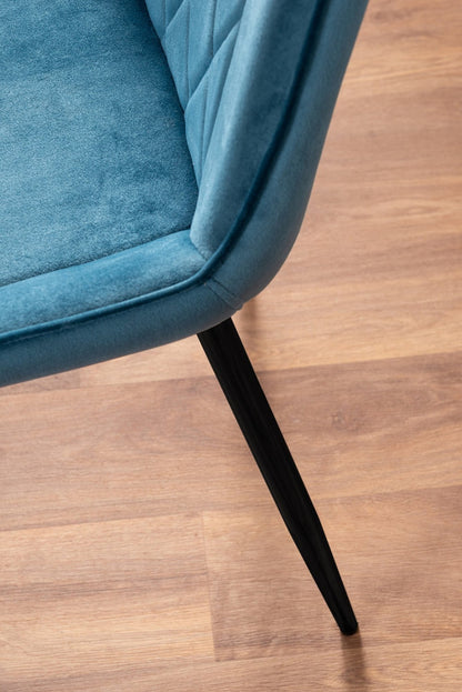 Santorini Brown Round Dining Table And 4 Pesaro Black Leg Chairs