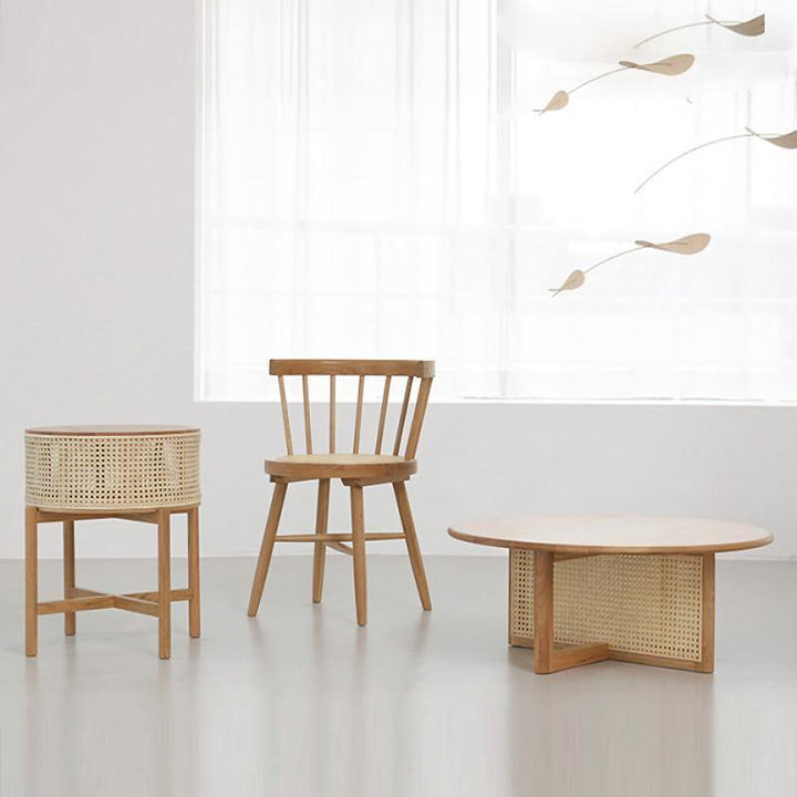 Bowden Rattan Side Table