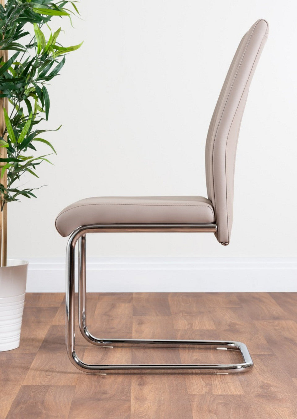 Renato 120cm High Gloss Extending Dining Table and 4 Lorenzo Chairs