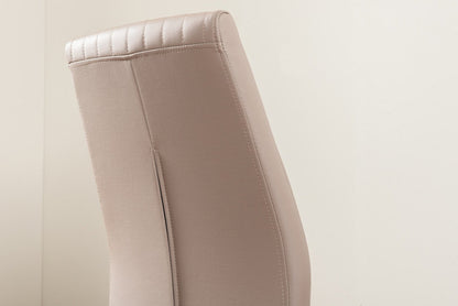 Renato 120cm High Gloss Extending Dining Table and 4 Lorenzo Chairs