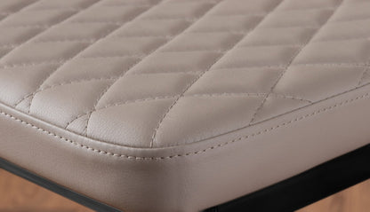 Kylo Brown Wood Effect Dining Table & 6 Milan Black Leg Chairs