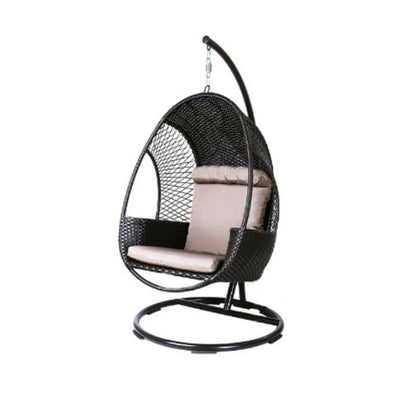 Cottle Rattan Garden Hanging Egg Chair with Stand, Indoor/ Outdoor Furniture