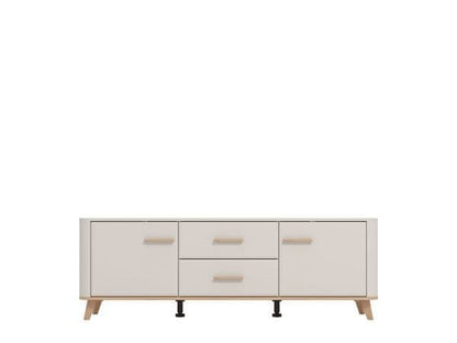 Dariqon Cashmere And Oak Effect 154cm TV Unit