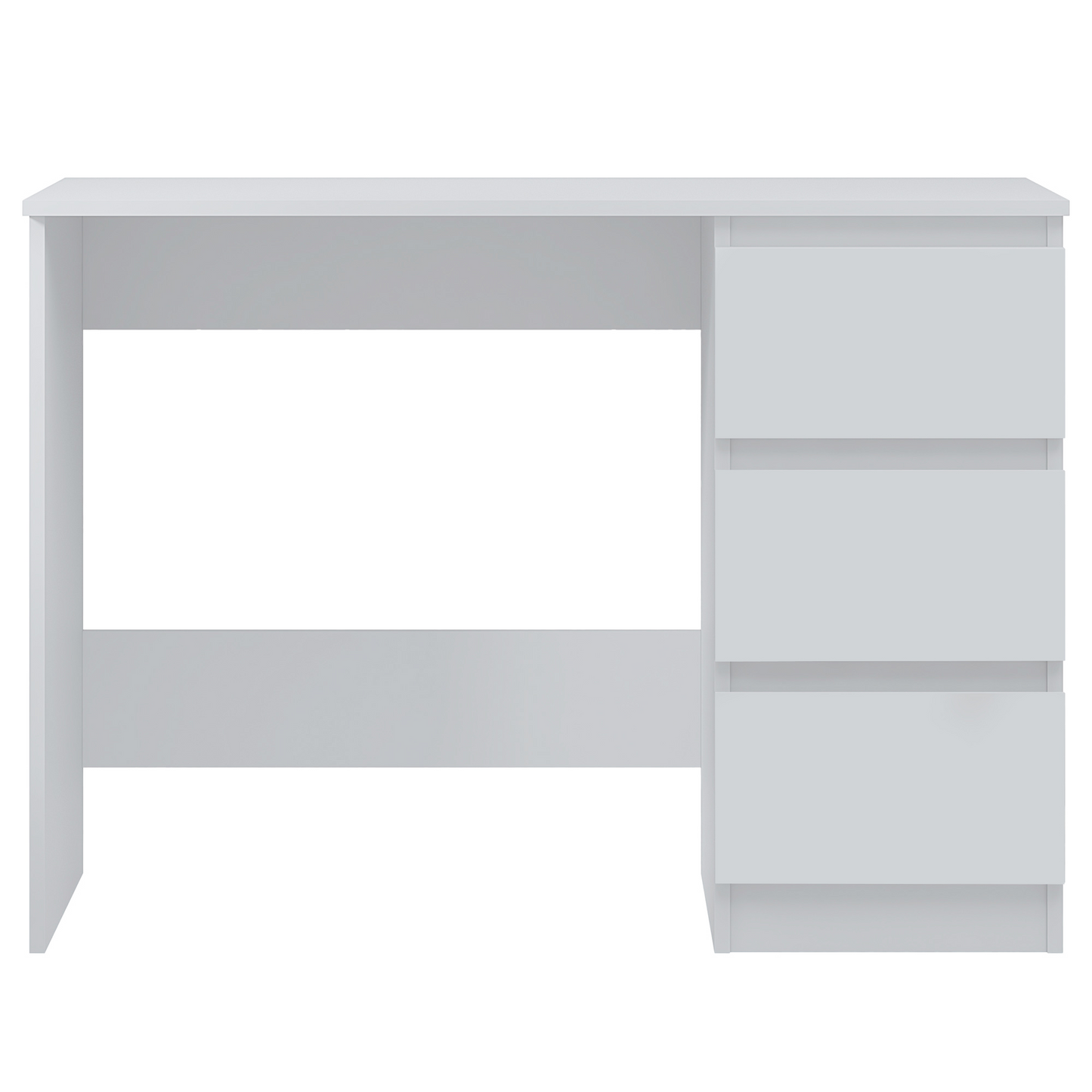 FWStyle Stora 3-Drawer Dressing Table – Matt White