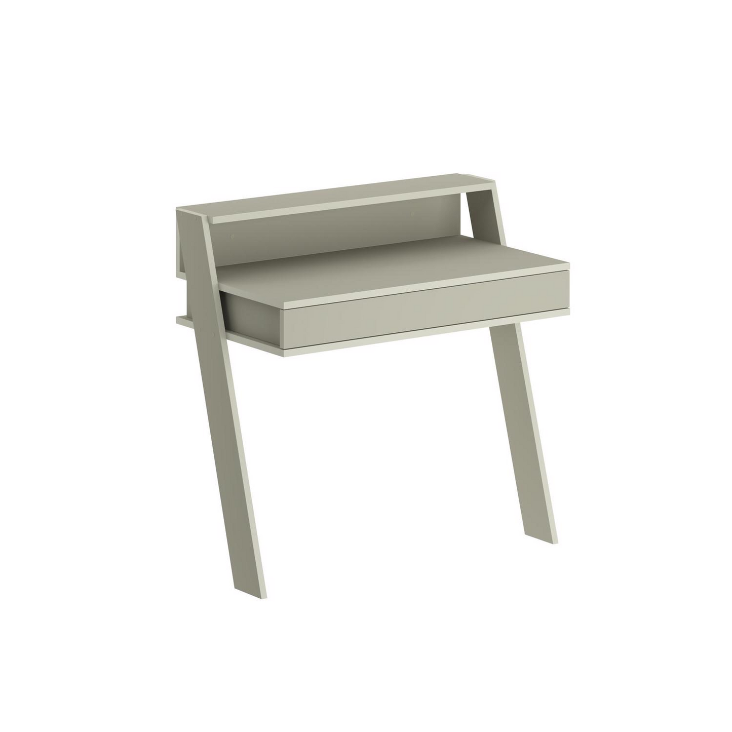Cowork Modern Wall-Mounted Desk with Drawer – Ash Green 94cm