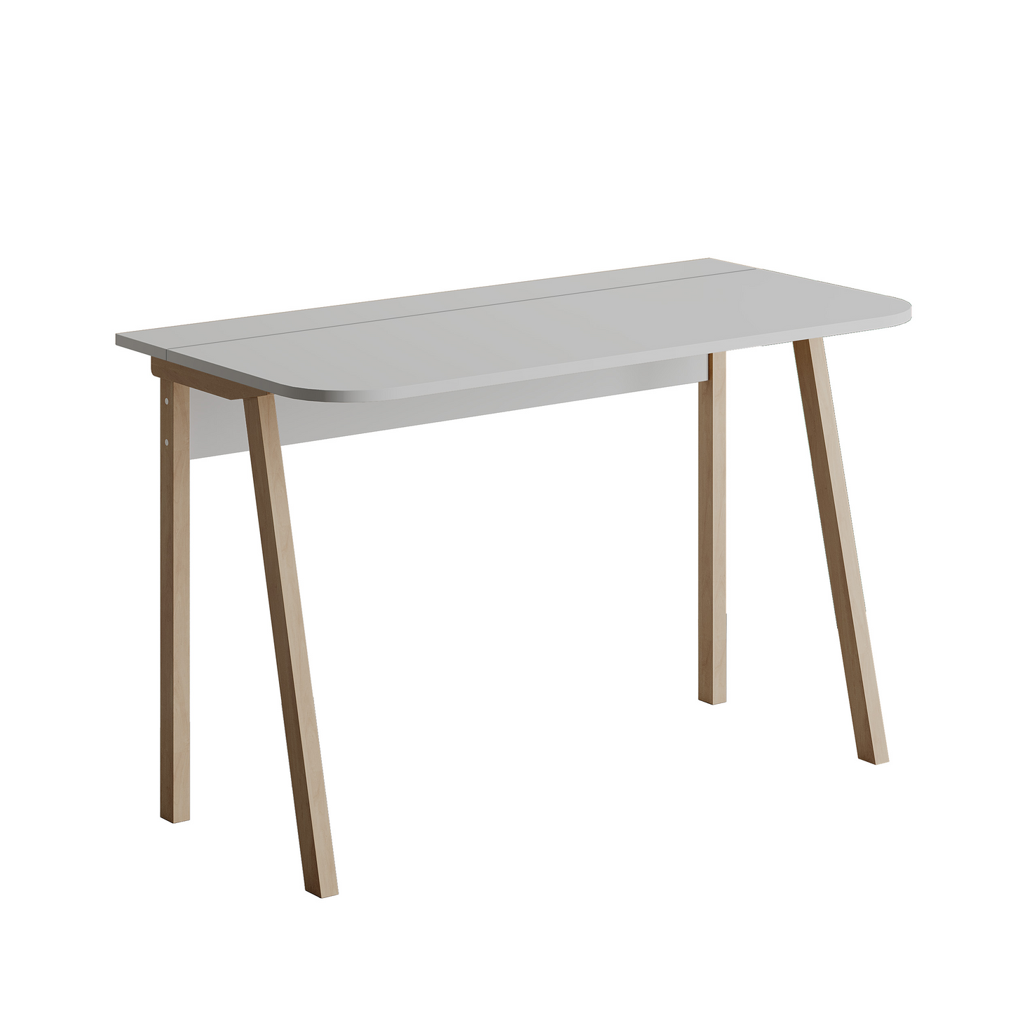 Luton Modern Desk White – 120cm Wide