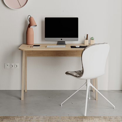 Luton Modern Study Desk Oak – 120cm Wide