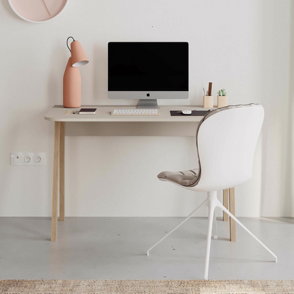 Luton Modern Desk Sandstone – 120cm Wide