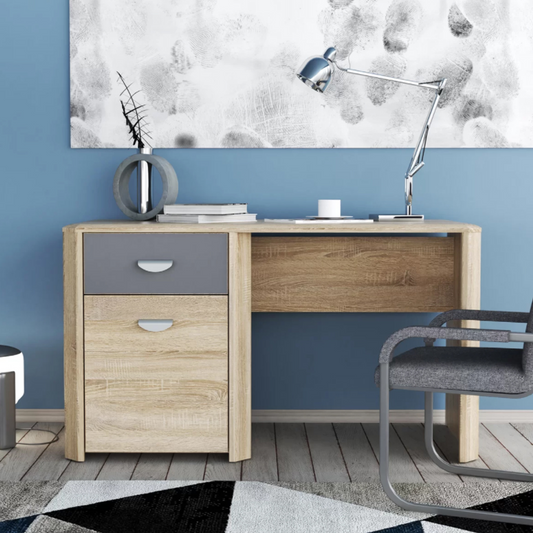 Yoop Dressing Table Study Desk – Sonoma Oak Matt Finish