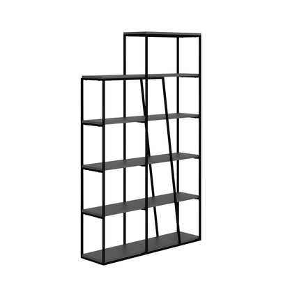 Pal Modern Bookcase Display Unit Anthracite Grey – 178cm Tall