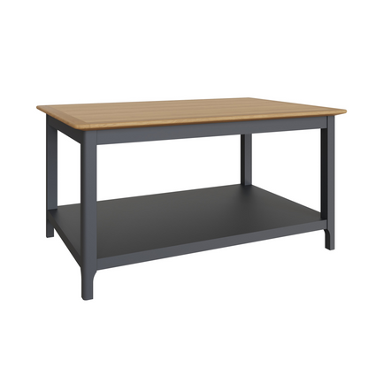 Taberno Oak Coffee Table Graphite Blue – Stylish & Functional