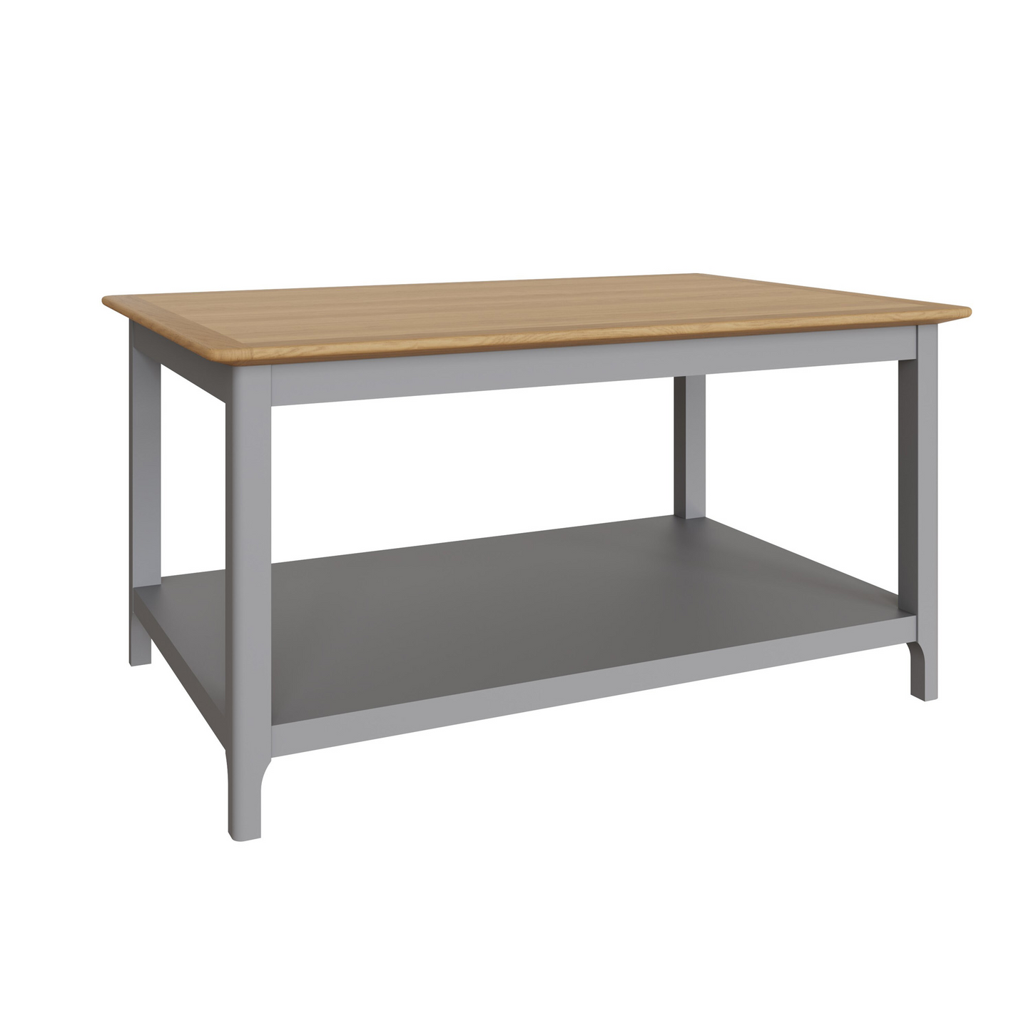 Taberno Oak Coffee Table Dove Grey – Stylish & Practical