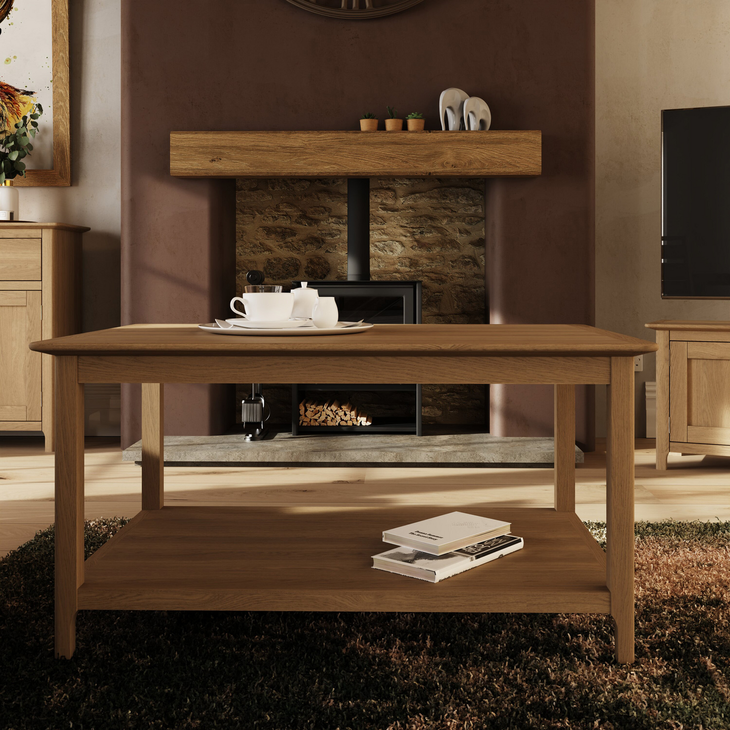 Taberno Oak Coffee Table Natural Oak – Stylish & Durable