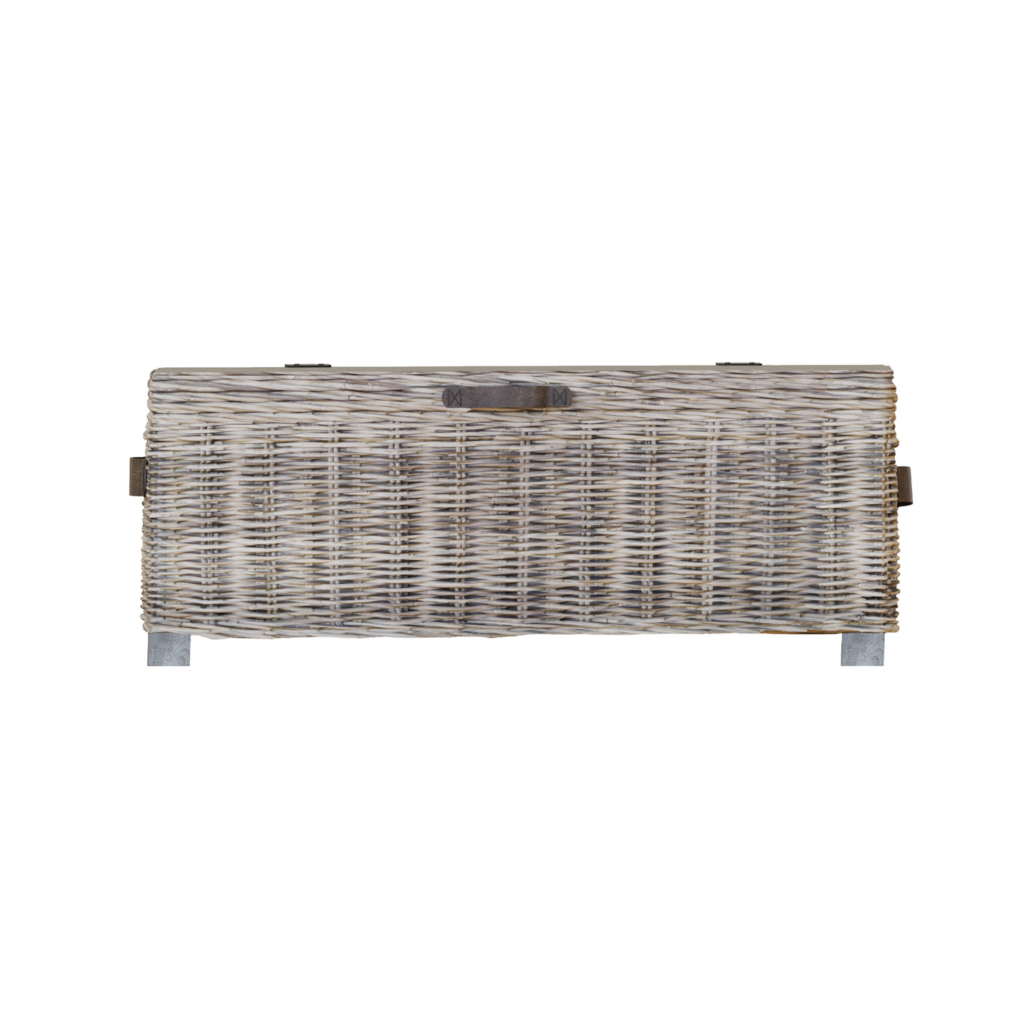 Maya Handmade Kubu Rattan Storage Coffee Table – Limewash Finish