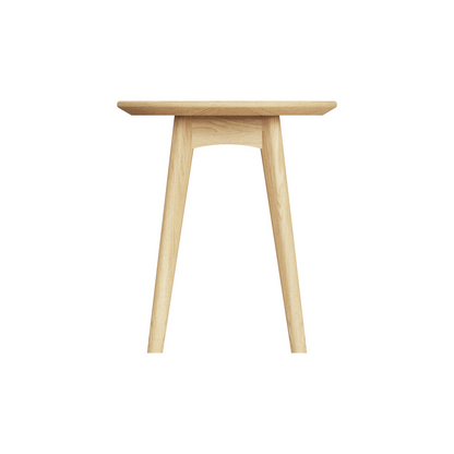 Newark Ash Round Wine Table – Scandi Style with Tapered Legs
