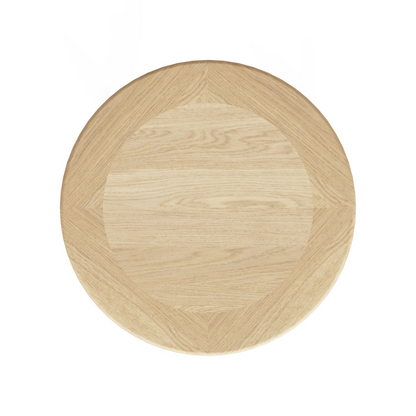 Newark Ash Round Wine Table – Scandi Style with Tapered Legs