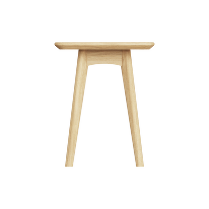 Newark Ash Square Wine Table – Scandi Style with Tapered Legs
